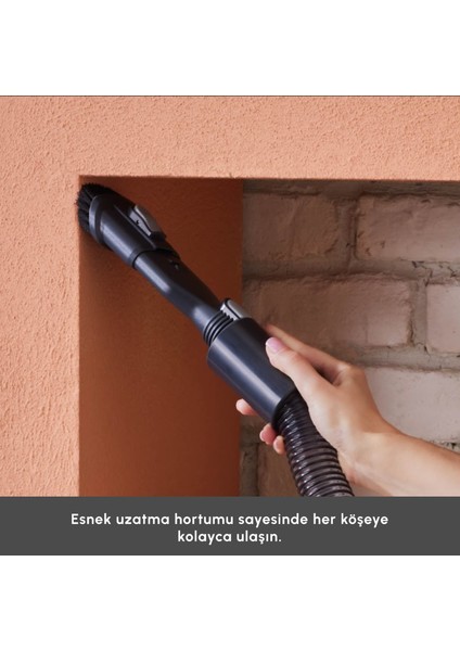Vantuz Power Up 15 W Dikey Süpürge Black