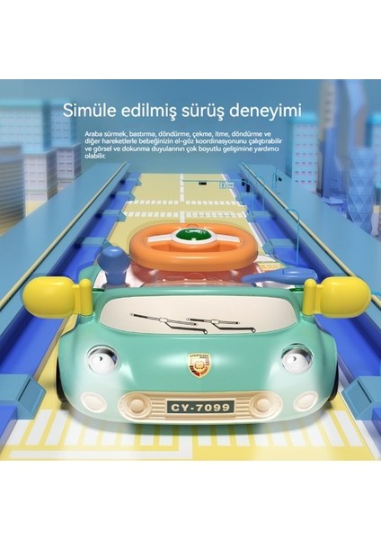 Yeni Çocuk Araba Direksiyon Oyuncak Simülasyon Sürüş Hafif Müzik Çok Fonksiyonlu Eğitici Erken Eğitim Hediye (Yurt Dışından) fırsatları
