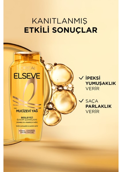 L'Oréal Paris Elseve Mucizevi Yağ Besleyici Bakım Şampuanı 360 Ml