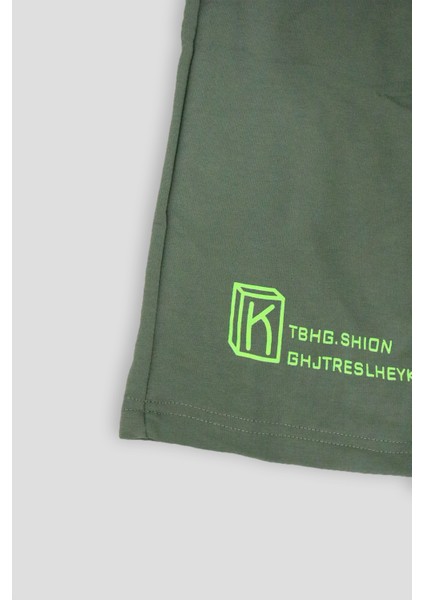 Erkek Çocuk Kapaklı Cepli Er Baskılı Şort - 1399 fiyatları