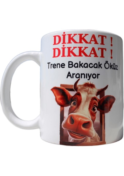 Komik Baskılı Kupa Bardak