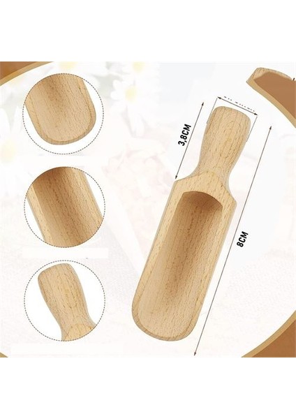 Ahşap Baharat Kaşığı Barnhard Design 12 Li Paket