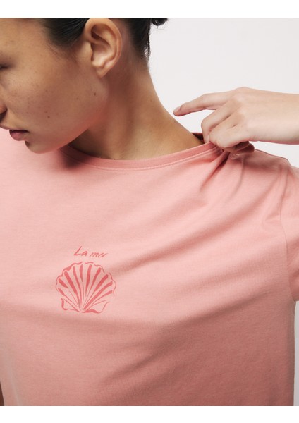 Pamuk Karışımlı Desenli Kısa Kollu Pijama Takımı