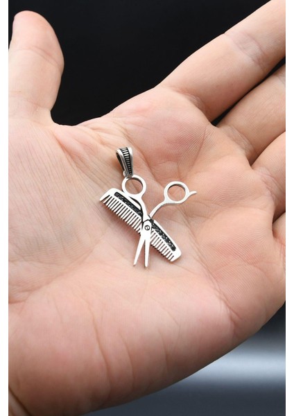 Kolye Ucu Tarak-Makas 925 Ayar Gümüş 901817 fırsatları