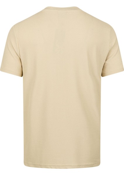 Kalei Sıfır Yaka T-Shirt Bej