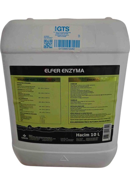 Elfer ENZYMA 10L Genta
