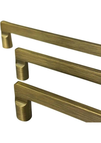 Mobilya Kulbu Antik Sarı Renk 320MM Kulp (SY9393 0320 Abm)