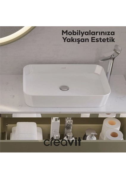 LP060 Loop 40X60 cm Tezgah Üstü Lavabo