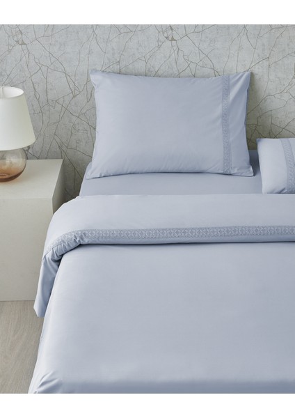 Lace Elegance Kopanakili Perkal King Size Nevresim Takımı 240X220 cm Lila fiyatları