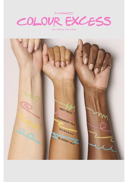 Colour Excess Jel Eyeliner / B-A-N-A-N-A-S modelleri