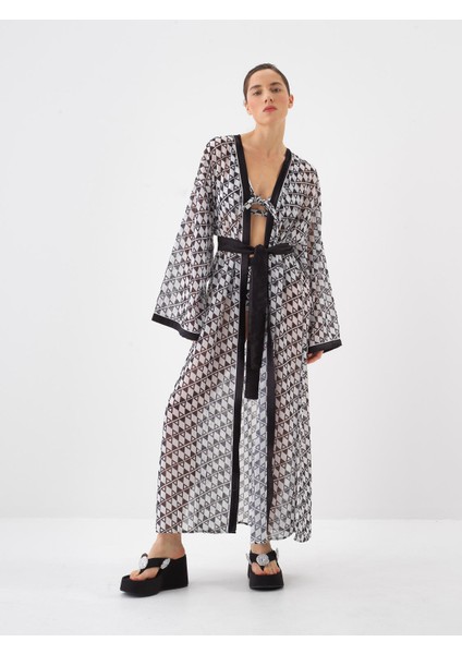 Siyah Oversize Kimono