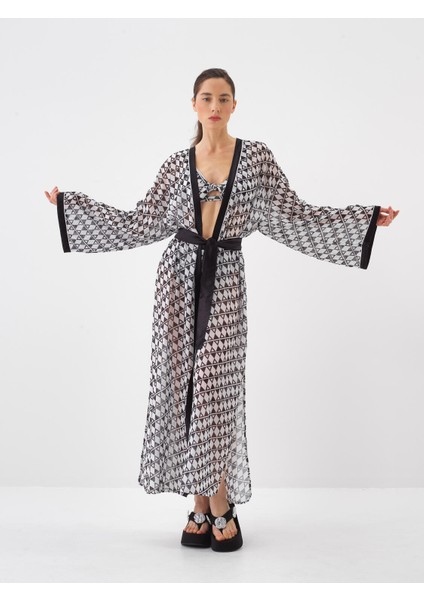 Siyah Oversize Kimono