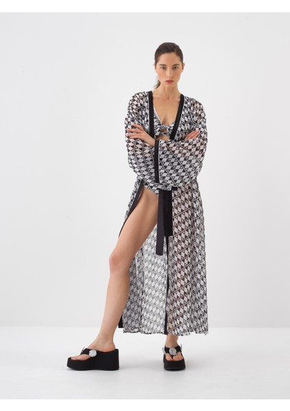Siyah Oversize Kimono