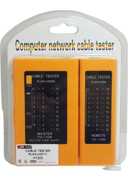 Sline HT-203 RJ45-CAT5-CAT6 +Hdmı Kablo Test Cihazı indirimleri