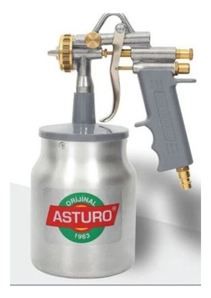 G70 Alttan Depo Boya Tabancası 1,8mm Uyumlu