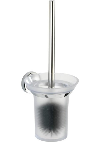 Tuvalet Fırçası Seti – Şeffaf Tutuculu Gümüş Abs Tasarım, 36.5 cm fiyatları