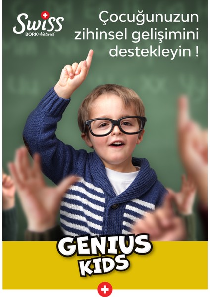 Genius Kids 150 ml Şurup Magnezyum L Threonate Sitikolin Içeren Çocuk Şurubu Zeka Gelişim Şurubu fırsatları