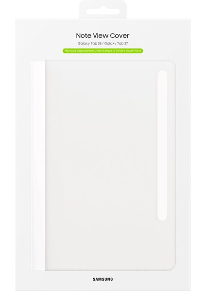 Galaxy Tab S7,tab S8 Note View Cover - White fiyatları