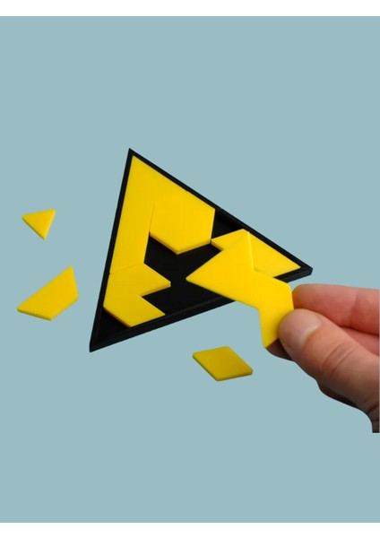 Üçgen Zeka Bulmacası - Puzzle - Zor Puzzle