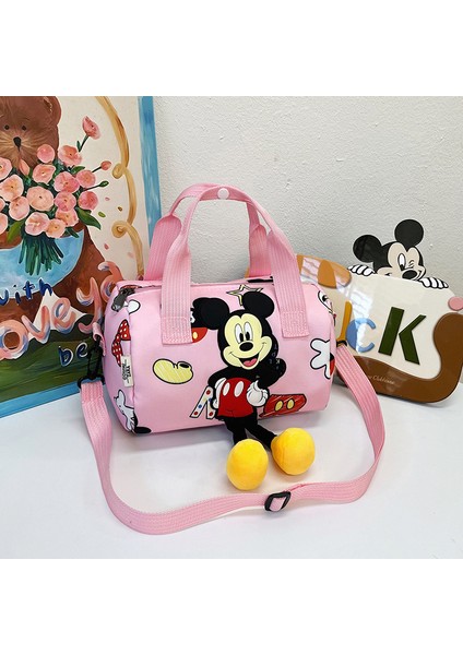 Sevimli Mickey Mouse Desenli Kızlar Günlük El Çantası Omuz Çantası (Yurt Dışından)
