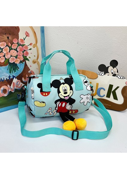 Sevimli Mickey Mouse Desenli Kızlar Günlük El Çantası Omuz Çantası (Yurt Dışından)