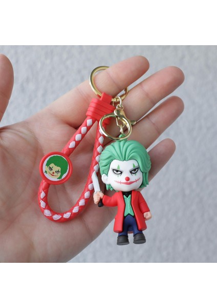 Joker Figürlü Anahtarlık – Kötülüğün Ikonik Gülümsemesi Yanınızda!
