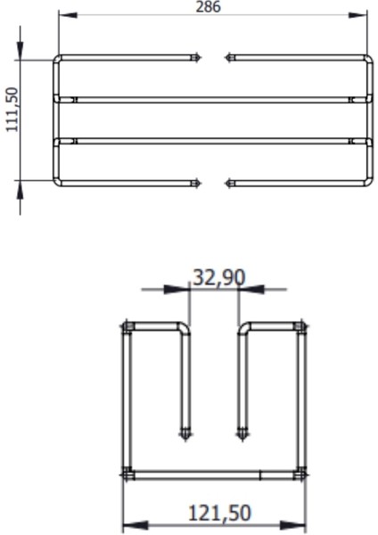 Silver Dikdörtgen Ekmek Sepeti Şık,ekmeklik Bej Kanvas Kumaş-Çok Amaçlı Metal Paslanmaz fiyatları