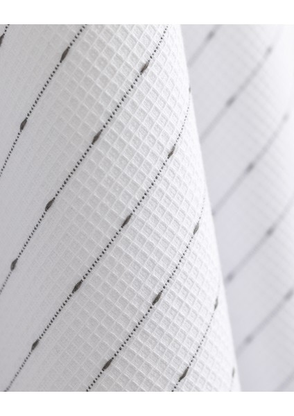 Soderna Pamuklu Banyo Havlusu - Beyaz/gri fırsatları