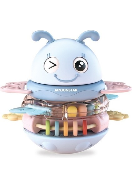 Yeni Bebek Tumbler Oyuncak Büyük Boy 3-6-12 Ay Bebek Erken Eğitim Eğitici Müzik Istifleme ve Döndürme Müzik (Yurt Dışından)
