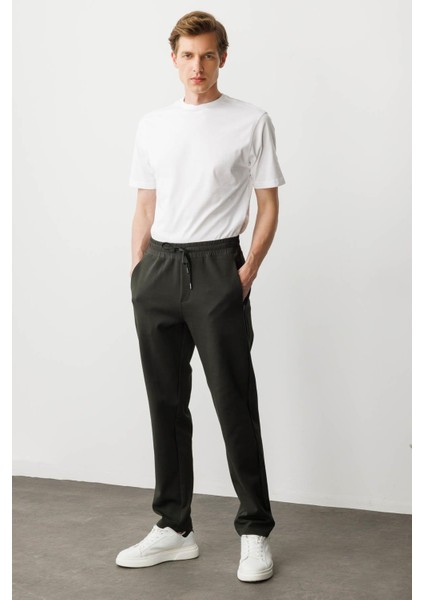 Erkek Cep Yanı Kumaş Eşofman Altı K.haki fiyatları