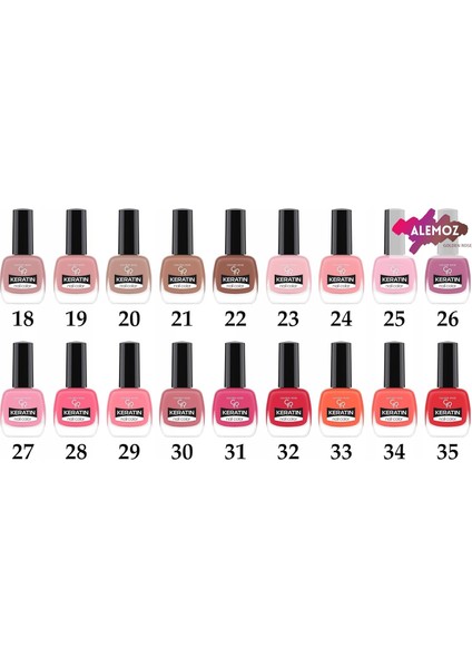 Keratin Nail Color No:93 - Oje