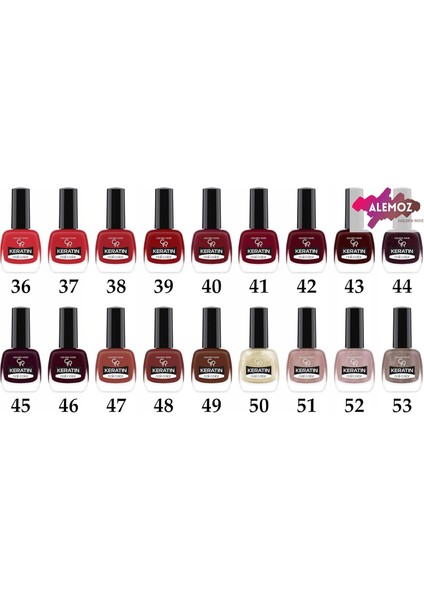 Keratin Nail Color No:93 - Oje