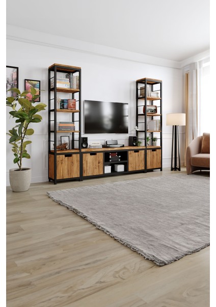 Lotus Tv Ünitesi – %100 Gerçek Ağaç