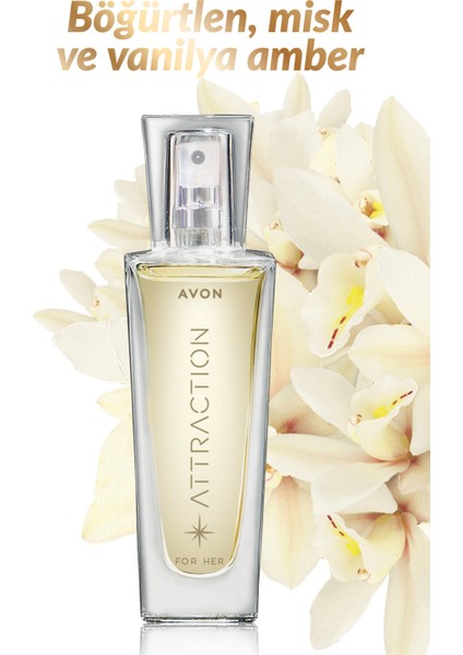 Attraction Kadın Parfüm Edp 30 Ml. Üçlü Set