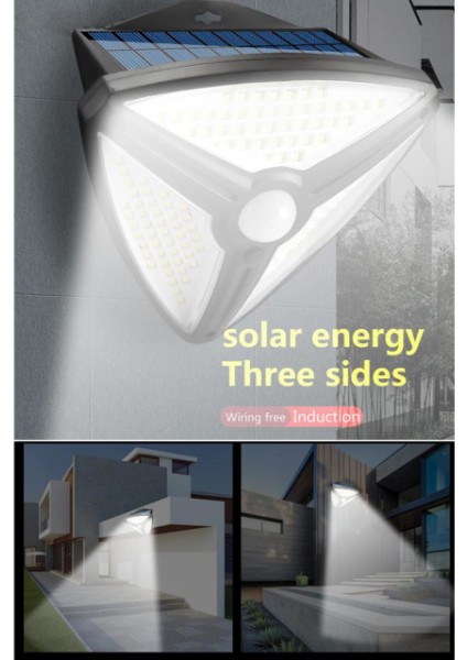 Sensörlü 138 Ledli Güneş Enerjili Solar Bahçe Lambası modelleri