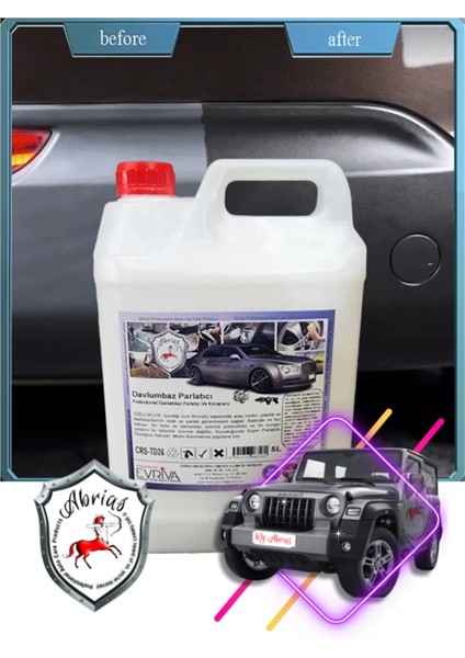 Oto Davlumbaz Plastik Parlatıcı ve Koruyucu 5Lt