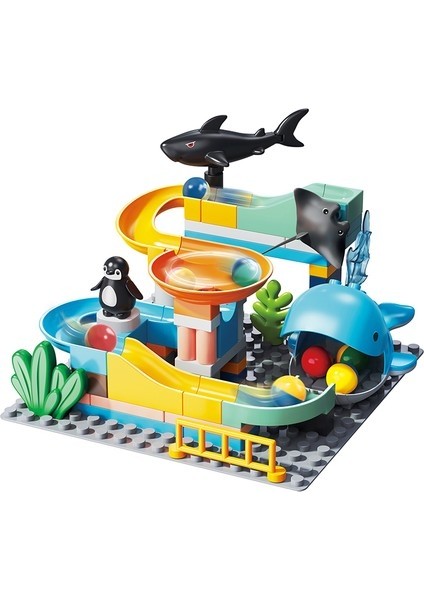 Marble Run Blok Yapı Seti 72 Parça - Okyanus Macerası (Yurt Dışından)