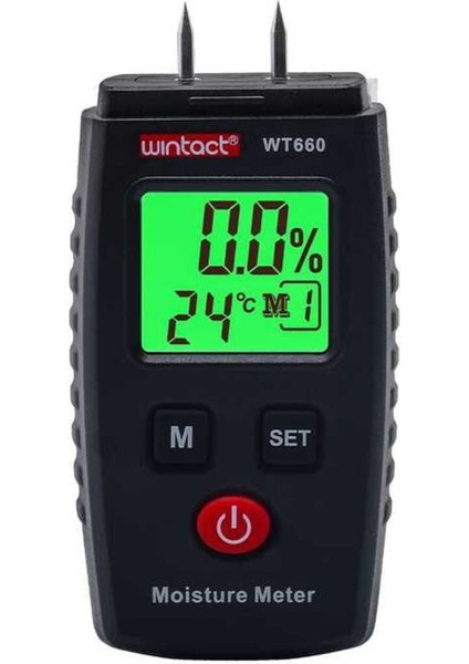 Wıntact WT660 Ahşap Kereste Beton Tuğla Nem Ölçer Küçük