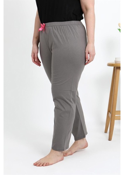 Kadın Pamuklu Büyük Beden Alt Pijama 27559 Vizon fiyatları
