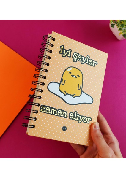 Özel Tasarım Spiralli 15*21 cm Dot Defter, Eskiz Defteri, Doodle Book - 2 Sayfa Stıcker Hediyeli fırsatları