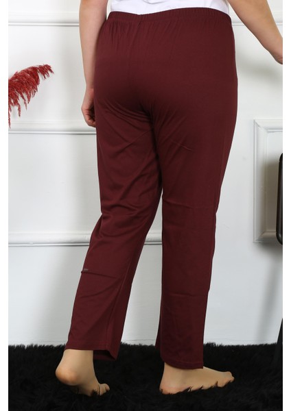 Modaserdem Mdsrdm Kadın Pamuklu Büyük Beden Alt Pijama 27498