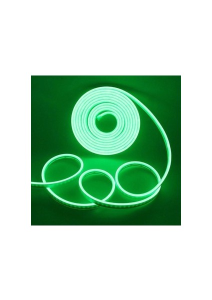Molled 5m 10W 12V Yeşil Işık Neon LED