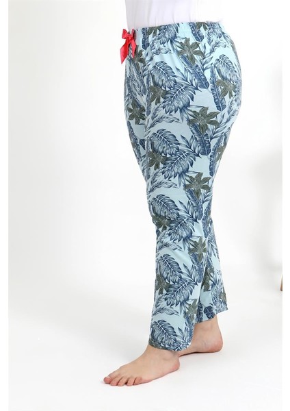 Kadın Pamuklu Büyük Beden Alt Pijama 27558 Mavi fiyatları