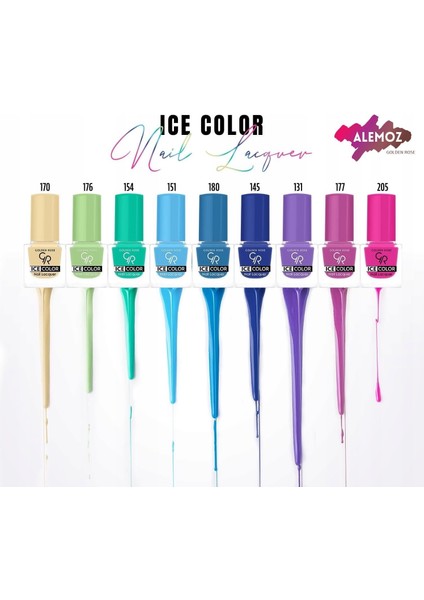 Ice Color Nail Lacquer Glitter NO:224 - Oje fiyatları