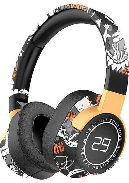 Bluetooth Kulaklık Kafa Bandı, Mikrofonlu Kablosuz Kulaklık, Ev Ofis Cep Telefonu Pc Vb. Için Uygun Derin Baslı Yüksek Sadakatli Stereo Kulaklık. (Yurt Dışından)