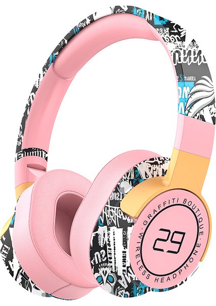 Bluetooth Kulaklık Kafa Bandı, Mikrofonlu Kablosuz Kulaklık, Ev Ofis Cep Telefonu Pc Vb. Için Uygun Derin Baslı Yüksek Sadakatli Stereo Kulaklık. (Yurt Dışından)