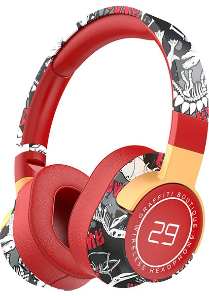 Bluetooth Kulaklık Kafa Bandı, Mikrofonlu Kablosuz Kulaklık, Ev Ofis Cep Telefonu Pc Vb. Için Uygun Derin Baslı Yüksek Sadakatli Stereo Kulaklık. (Yurt Dışından)