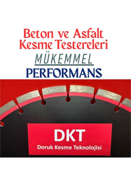 Beton/asfalt Testeresi 500 mm