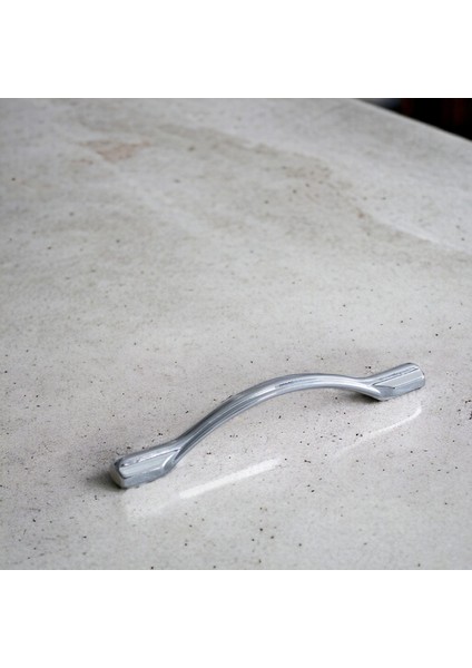 Mobilya Mutfak Dolabı Çekmece Dolap Kulpları Kapak Kulpu Kulbu Krom Renk 128 mm Metal Kulp fiyatları