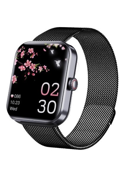 Akıllı Saat 1.91 Hd IPS Geniş Ekran 50+ Spor Modu Su Geçirmezlik Derecesi IP67 (Yurt Dışından)